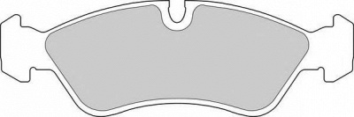 DURON dbp250584 -  Комплект тормозных колодок, дисковый тормоз