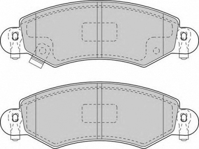 DURON dbp251423 -  Комплект тормозных колодок, дисковый тормоз