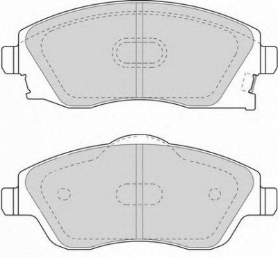 DURON dbp251424 -  Комплект тормозных колодок, дисковый тормоз