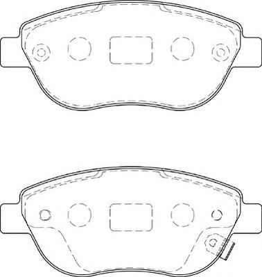 DURON dbp251919 -  Комплект тормозных колодок, дисковый тормоз