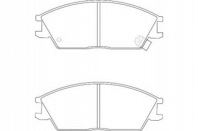 DURON dbp260435 -  Комплект тормозных колодок, дисковый тормоз