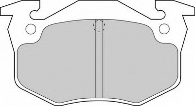 DURON dbp340558 -  Комплект тормозных колодок, дисковый тормоз