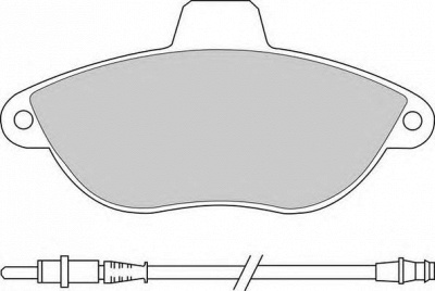 DURON dbp341002 -  Комплект тормозных колодок, дисковый тормоз