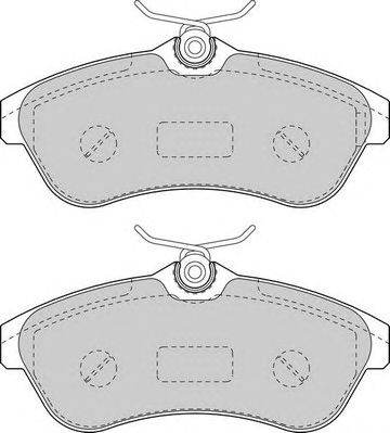 DURON dbp341543 -  Комплект тормозных колодок, дисковый тормоз