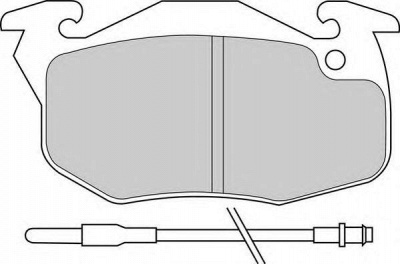 DURON dbp350393 -  Комплект тормозных колодок, дисковый тормоз