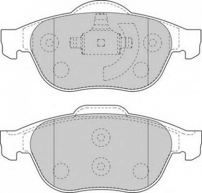 DURON dbp351441 -  Комплект тормозных колодок, дисковый тормоз