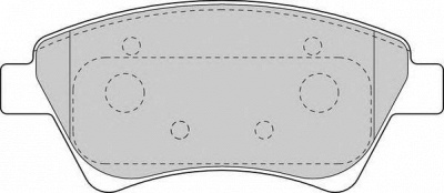 DURON dbp351544 -  Комплект тормозных колодок, дисковый тормоз