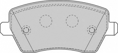 DURON dbp351617 -  Комплект тормозных колодок, дисковый тормоз