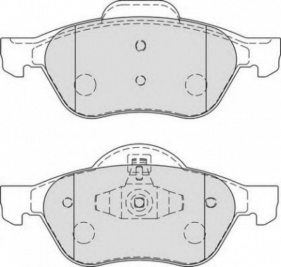 DURON dbp351866 -  Комплект тормозных колодок, дисковый тормоз