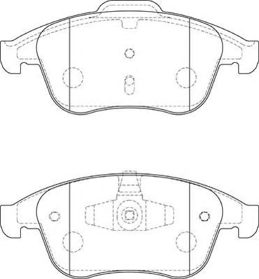 DURON dbp354181 -  Комплект тормозных колодок, дисковый тормоз