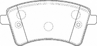 DURON dbp354185 -  Комплект тормозных колодок, дисковый тормоз