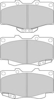 DURON dbp370797 -  Комплект тормозных колодок, дисковый тормоз