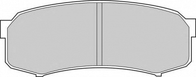 DURON dbp371021 -  Комплект тормозных колодок, дисковый тормоз