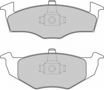 DURON dbp391288 -  Комплект тормозных колодок, дисковый тормоз