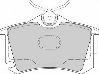 DURON dbp391637 -  Комплект тормозных колодок, дисковый тормоз