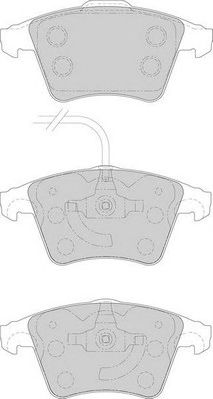 DURON dbp391642 -  Комплект тормозных колодок, дисковый тормоз