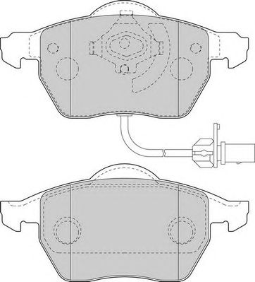 DURON dbp391717 -  Комплект тормозных колодок, дисковый тормоз