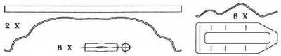 DURON dcv1047b -  Комплект тормозных колодок, дисковый тормоз