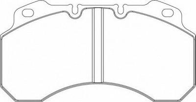 DURON dcv1159b -  Комплект тормозных колодок, дисковый тормоз