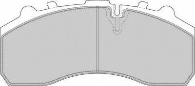 DURON dcv1373bfe -  Комплект тормозных колодок, дисковый тормоз