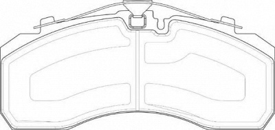 DURON dcv4296pts -  Комплект тормозных колодок, дисковый тормоз