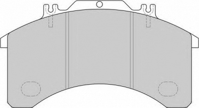 DURON dcv770 -  Комплект тормозных колодок, дисковый тормоз