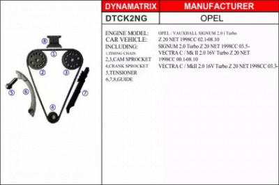 DYNAMATRIX dtck2ng -  Комплект цели привода распредвала