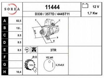 EAI 11444 -  Стартер