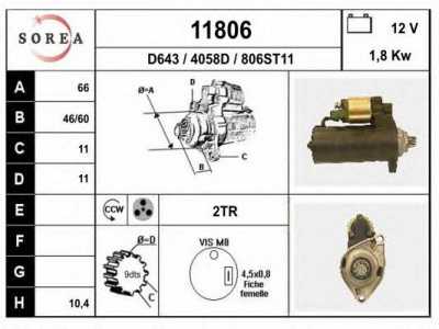 EAI 11806 -  Стартер