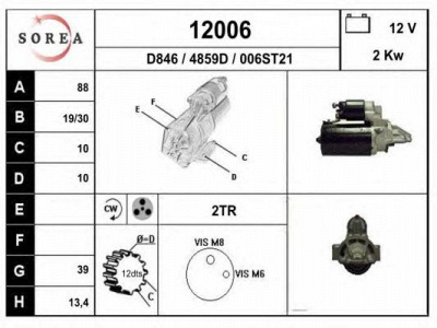 EAI 12006 -  Стартер