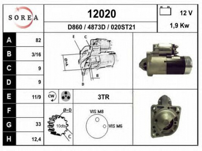 EAI 12020 -  Стартер