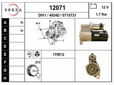 EAI 12071 -  Стартер