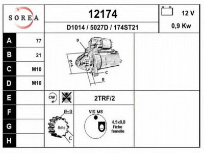 EAI 12174 -  Стартер