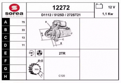 EAI 12272 -  Стартер