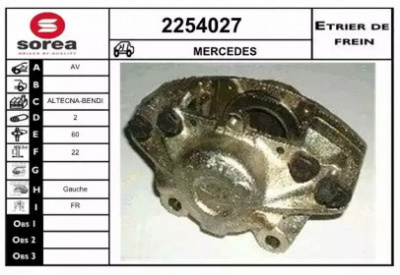 EAI 2254027 - Тормозной суппорт