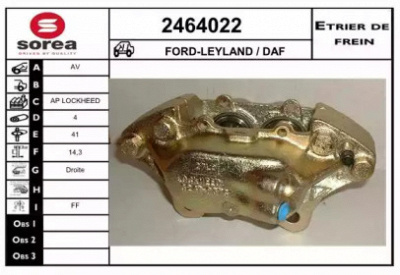 EAI 2464022 - Тормозной суппорт