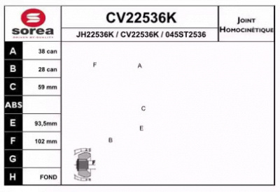 EAI cv22536k -