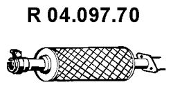 EBERSPACHER 0409770 -  Труба выхлопного газа