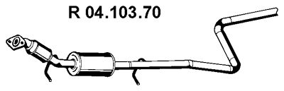 EBERSPACHER 0410370 -  Труба выхлопного газа