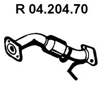 EBERSPACHER 0420470 -  Труба выхлопного газа