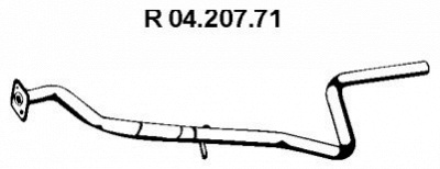 EBERSPACHER 0420771 -  Труба выхлопного газа