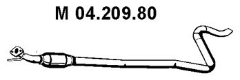 EBERSPACHER 0420980 -  Средний глушитель выхлопных газов