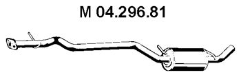 EBERSPACHER 0429681 -  Средний глушитель выхлопных газов