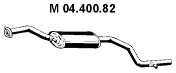 EBERSPACHER 0440082 -  Средний глушитель выхлопных газов