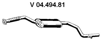 EBERSPACHER 0449481 -  Предглушитель выхлопных газов