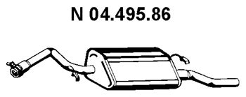 EBERSPACHER 0449586 -  Глушитель выхлопных газов конечный