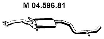 EBERSPACHER 0459681 -  Средний глушитель выхлопных газов