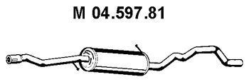 EBERSPACHER 0459781 -  Средний глушитель выхлопных газов