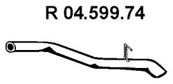 EBERSPACHER 0459974 -  Труба выхлопного газа