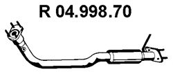 EBERSPACHER 0499870 -  Труба выхлопного газа